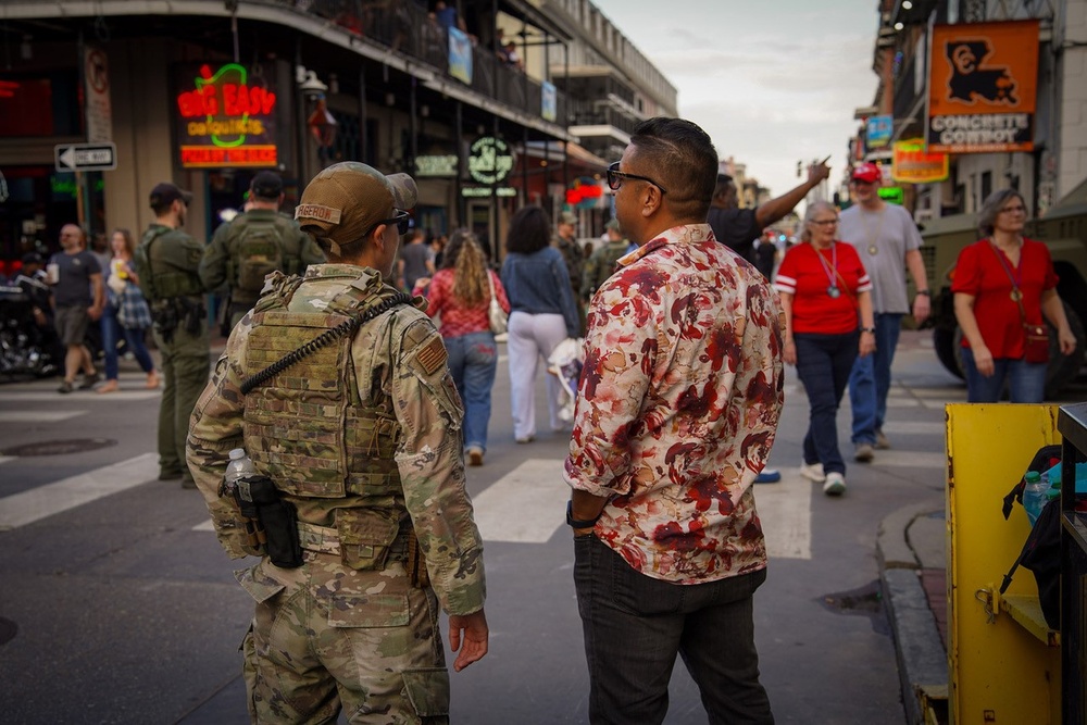 La. Guard supports Super Bowl LIX security operations in New Orleans