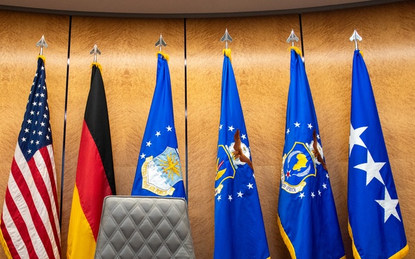 Remodeled USAFE-AFAFRICA Tunner Conference Room highlights AF heritage