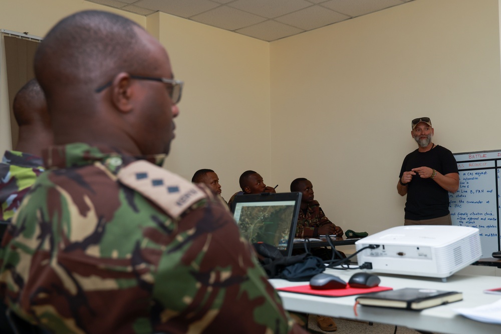Air-to-ground integration planners host fire support air operations training at Justified Accord