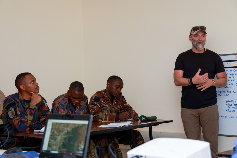 Air-to-ground integration planners host fire support air operations training at  Justified Accord