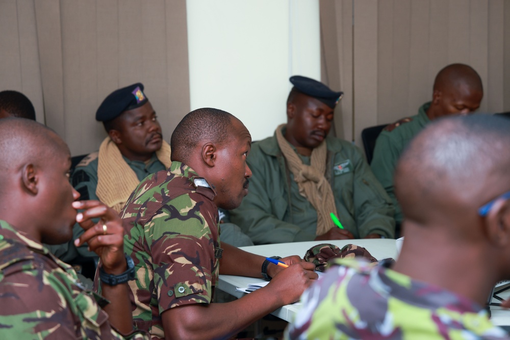 Air-to-ground integration planners host fire support air operations training at  Justified Accord