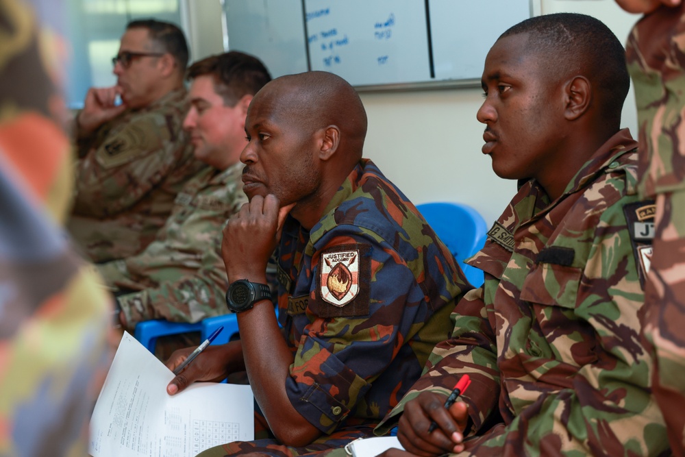 Air-to-ground integration planners host fire support air operations training at Justified Accord