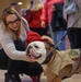 Chesty XVI attends the 149th Westminster Kennel Club Dog Show