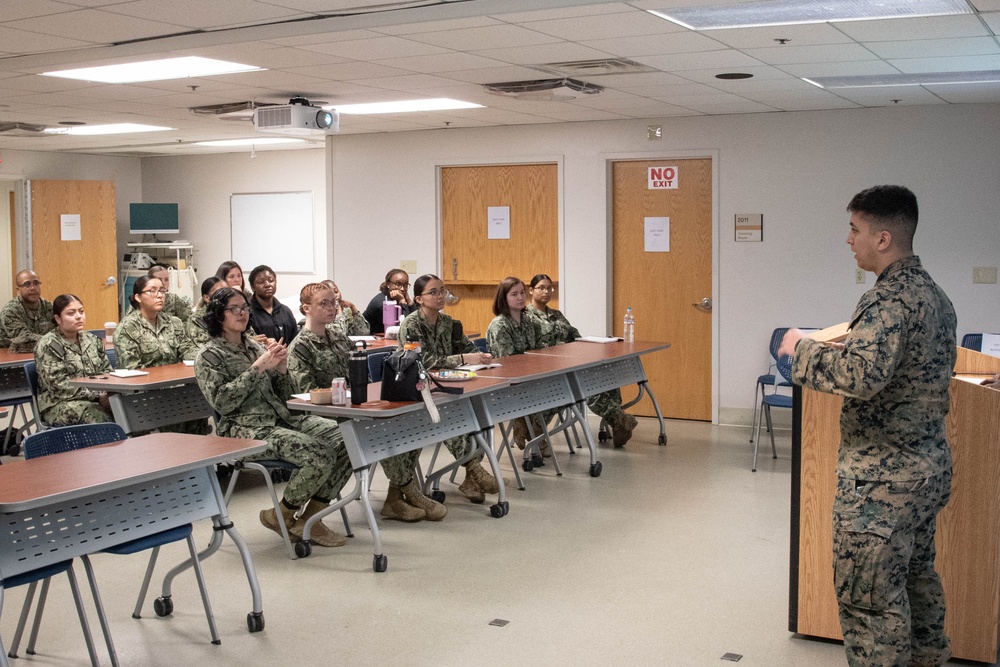 Cherry Point Sailors Get a Taste of Officer Life and Lunch at Mentorship Session