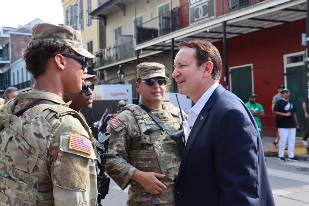 La. Guard supports Super Bowl LIX security operations in New Orleans