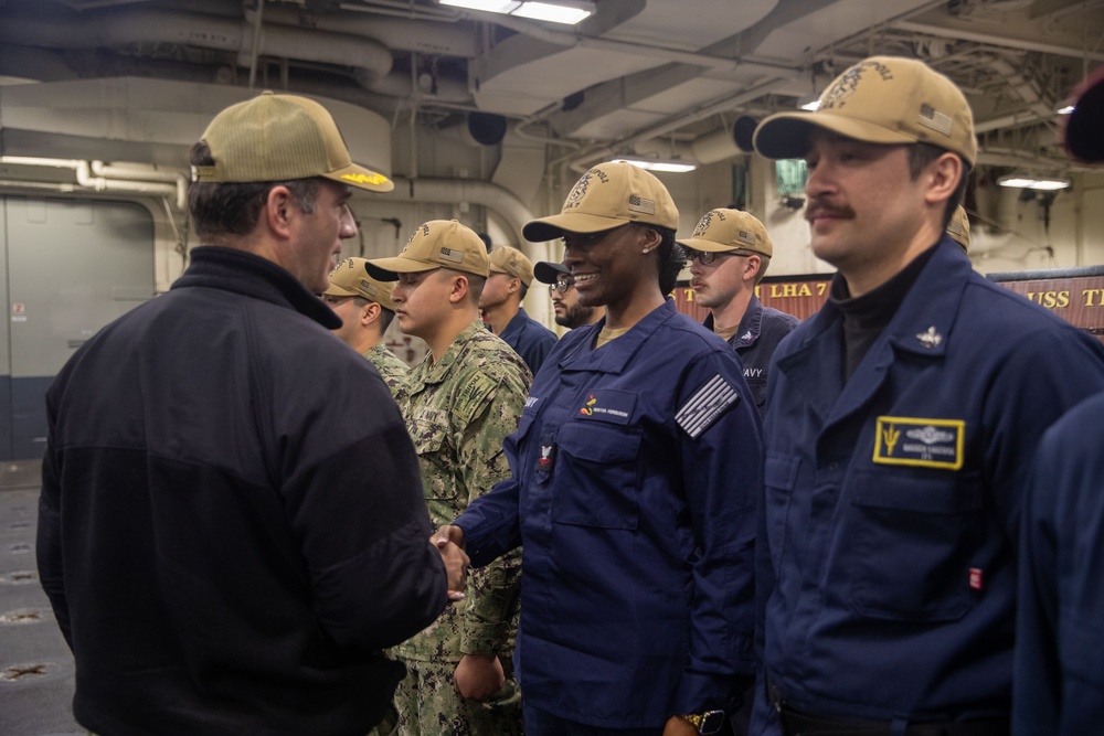 Commander, Amphibious Squadron Seven (CPR 7) Visits Tripoli