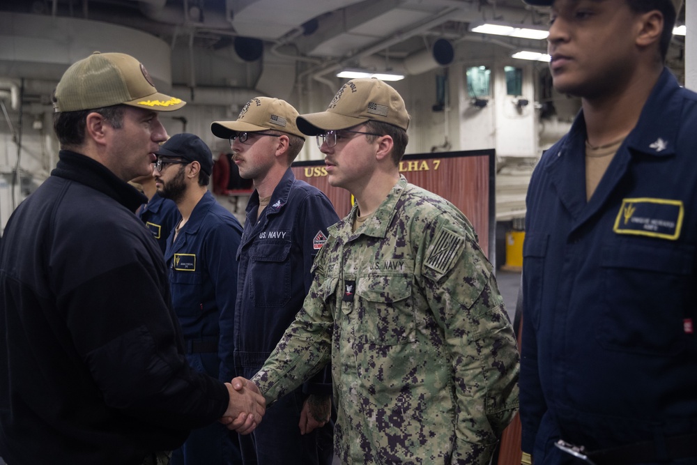 Commander, Amphibious Squadron Seven (CPR 7) Visits Tripoli