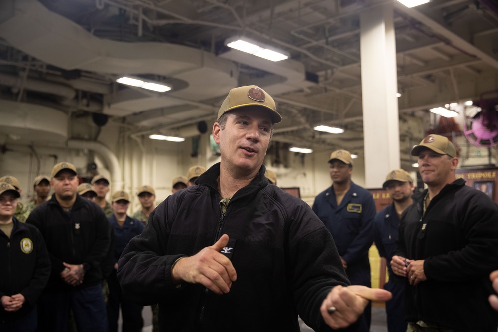 Commander, Amphibious Squadron Seven (CPR 7) Visits Tripoli