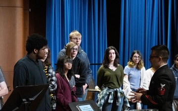 Navy Band hosts high school students for educational program