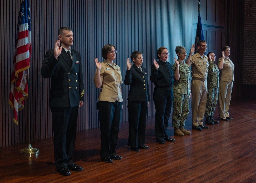 Navy Band Reenlistment Ceremony