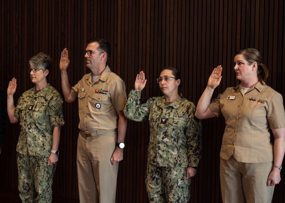 Navy Band Reenlistment Ceremony