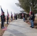 Patriot Guard Riders present funeral color guard