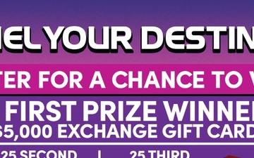 Army &amp; Air Force Exchange Shoppers Can Win Nearly $9,000 in Prizes in Bang Exchange Gift Card Sweepstakes