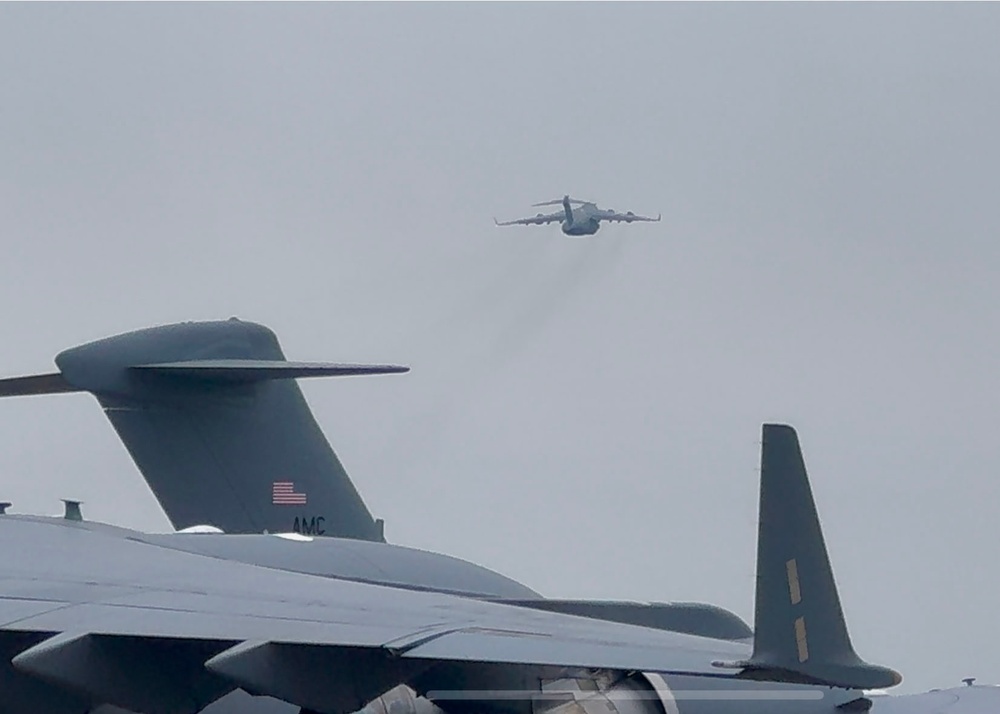 Bamboo Eagle takes off from JBLM