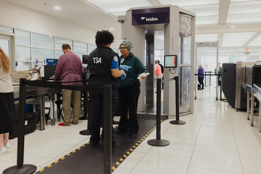 Transportation Security Officer at Reagan Washington Airport (DCA) in Arlington, VA.