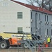 Contractors prepare second World War II-era barracks to be moved at Fort McCoy