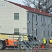 Contractors prepare second World War II-era barracks to be moved at Fort McCoy