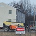 Contractors prepare second World War II-era barracks to be moved at Fort McCoy