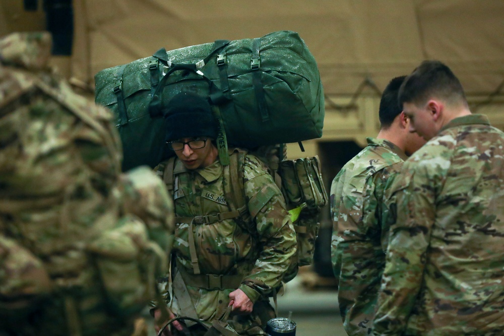 Flight to the southern border in support of USNORTHCOM