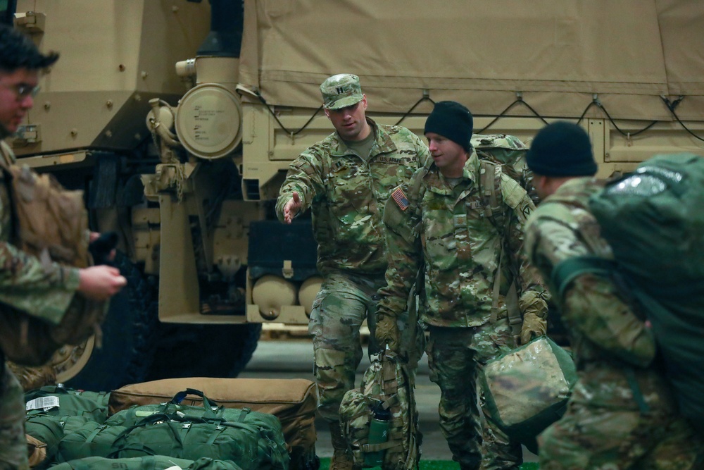 Flight to the southern border in support of USNORTHCOM