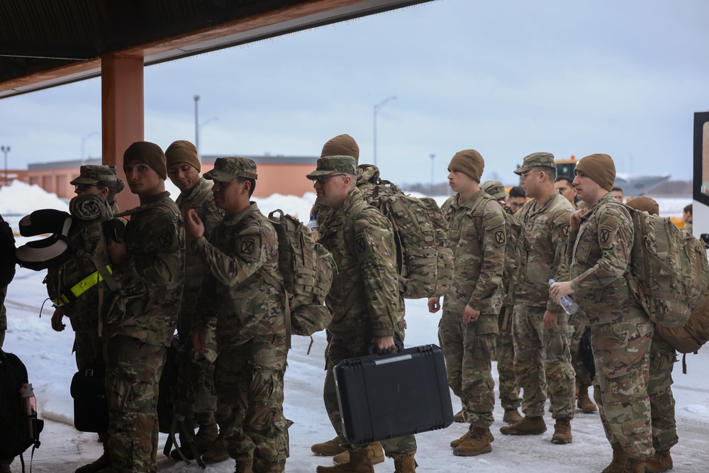 Flight to the southern border in support of USNORTHCOM