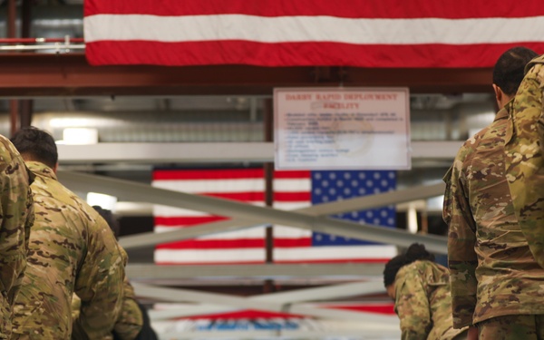 Flight to the southern border in support of USNORTHCOM