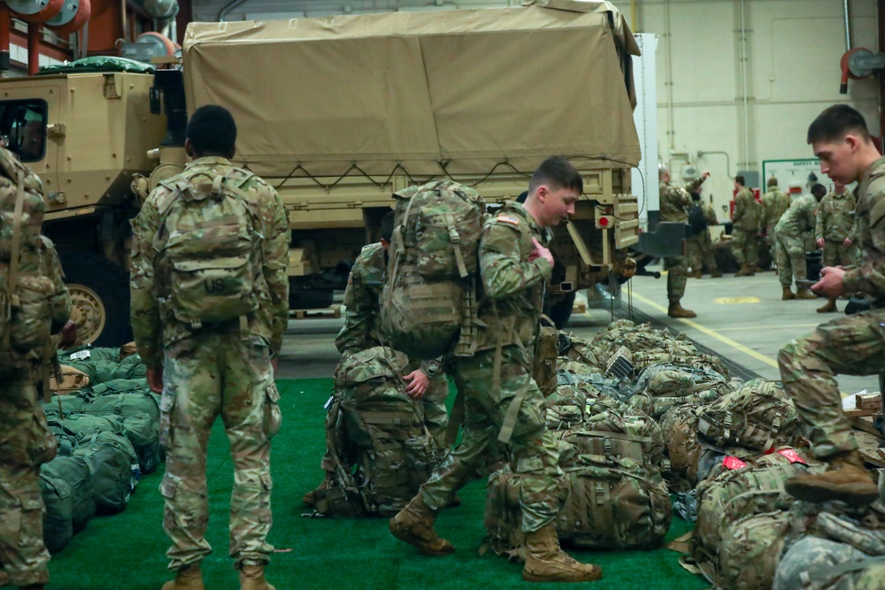Flight to the southern border in support of USNORTHCOM