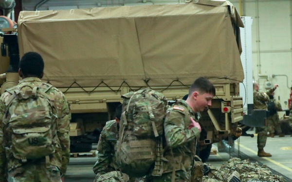 Flight to the southern border in support of USNORTHCOM