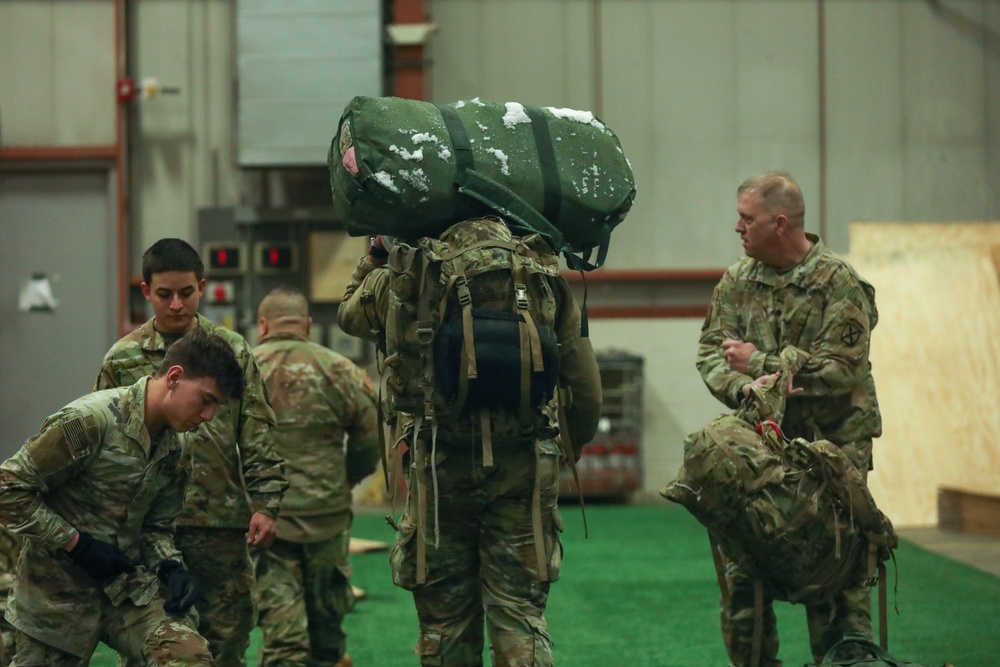 Flight to the southern border in support of USNORTHCOM