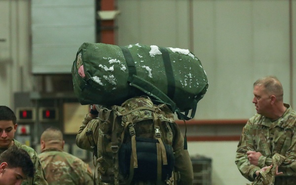 Flight to the southern border in support of USNORTHCOM