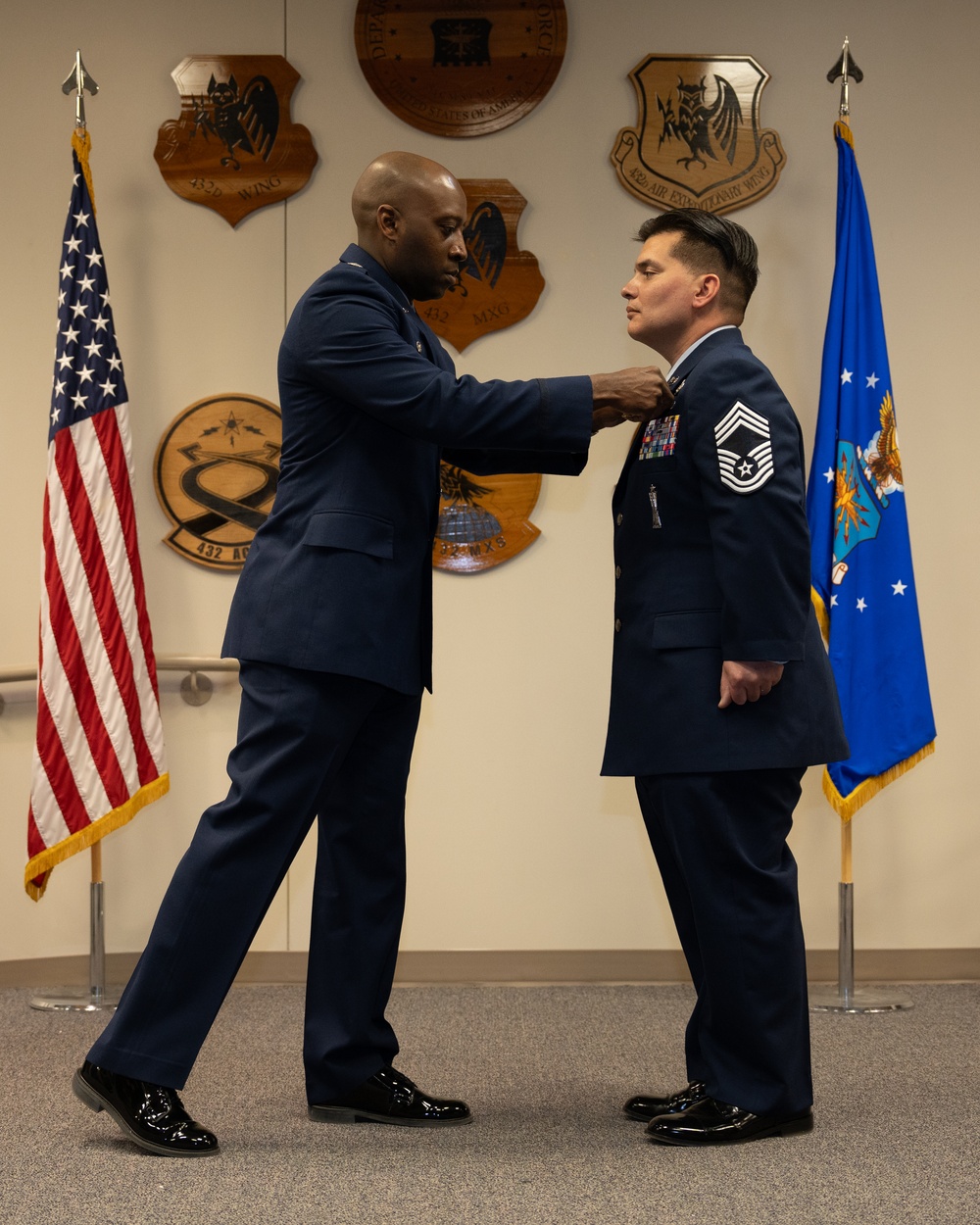 Chief Master Sgt. Arenibar Retires from Active Duty Service