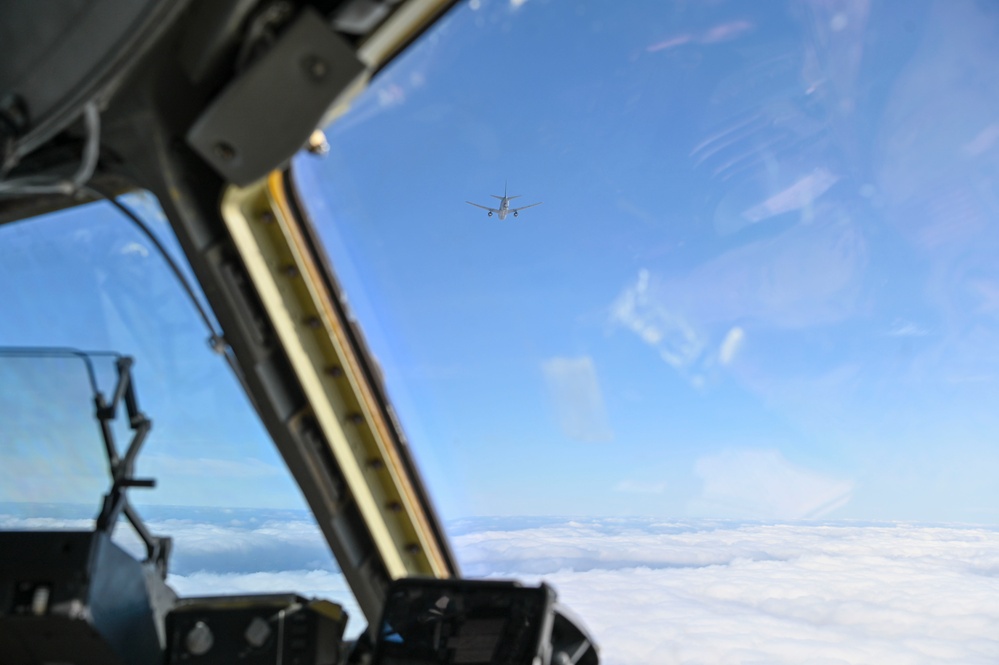 7th EAS Executes Their First Low-Altitude Refueling with KC-46 Pegasus during BE 25-1