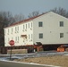 Contractors prepare second World War II-era barracks to be moved at Fort McCoy