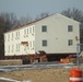 Contractors prepare second World War II-era barracks to be moved at Fort McCoy