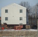 Contractors prepare second World War II-era barracks to be moved at Fort McCoy