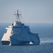 USS Cincinnati (LCS 20) Visits Naval Surface Warfare Center, Port Hueneme Division for Combat Systems Checkup