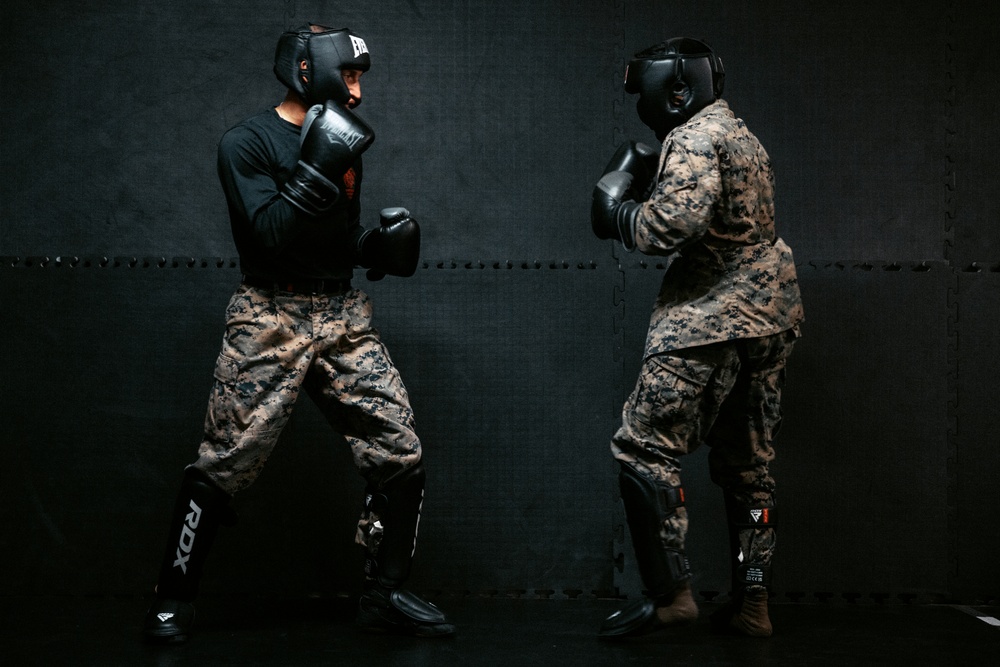 U.S. Marines take on martial arts instructor ‘level room’