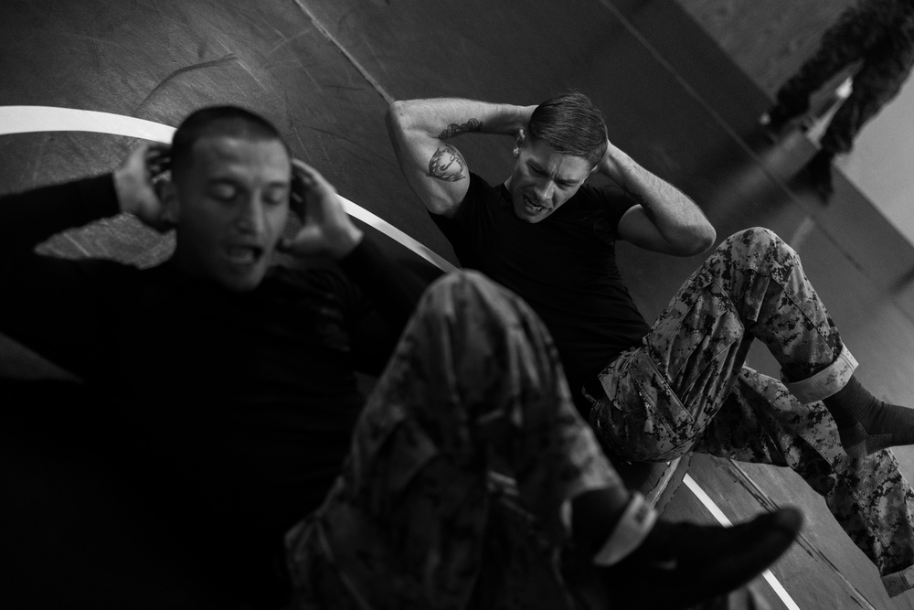U.S. Marines take on martial arts instructor ‘level room’