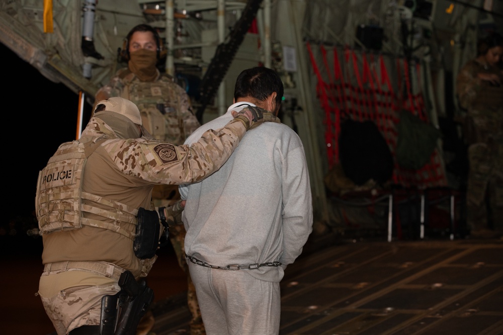 Removal flight conducted at Fort Bliss