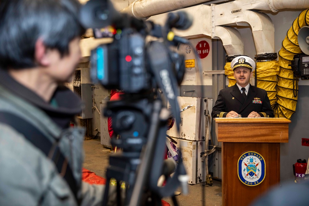 USS Howard Conducts Port Visit in Otaru, Japan