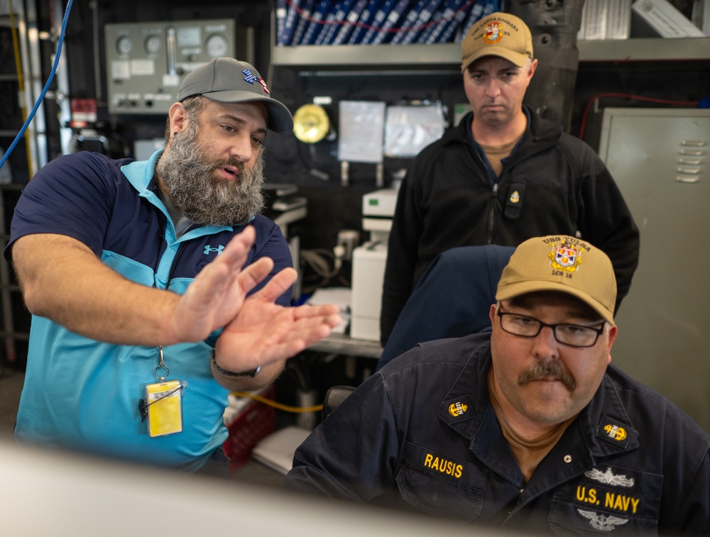 USS Tulsa (LCS 16) Visits Naval Surface Warfare Center, Port Hueneme Division for Combat Systems Assessment