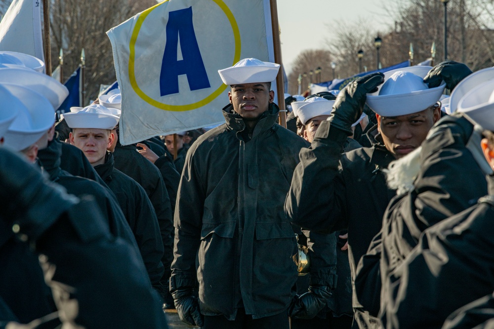 Recruit Training Command Pass in Review February 13, 2025