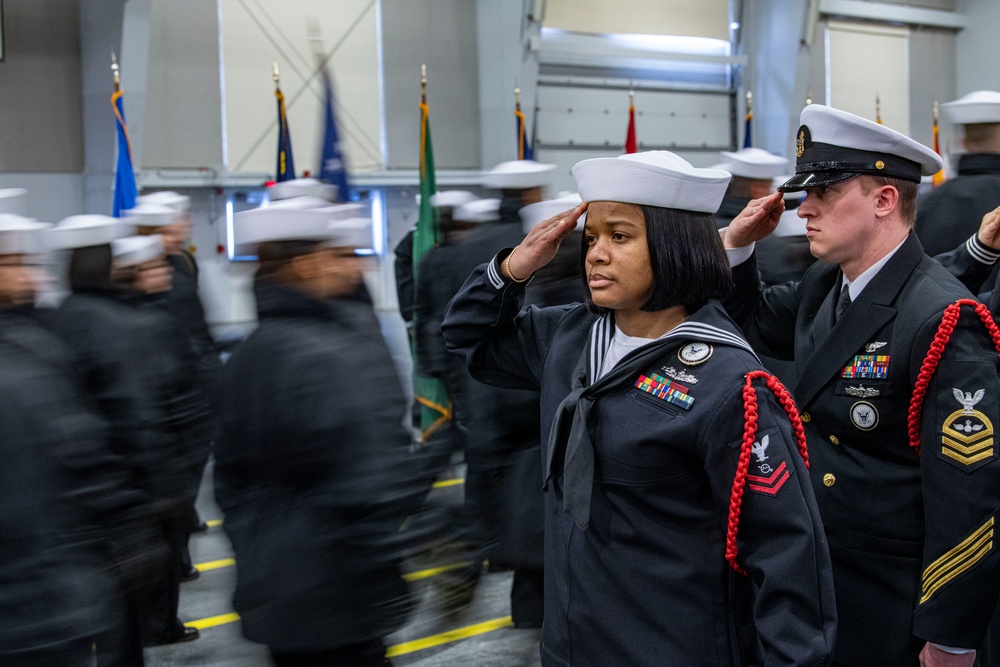 Recruit Training Command Pass in Review February 13, 2025