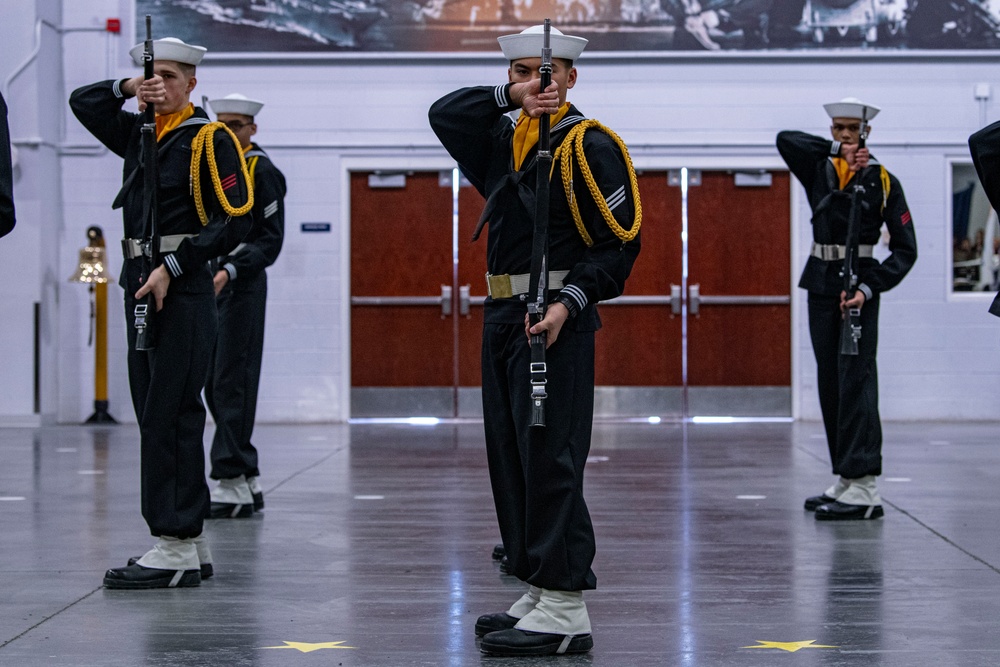 Recruit Training Command Pass in Review February 13, 2025