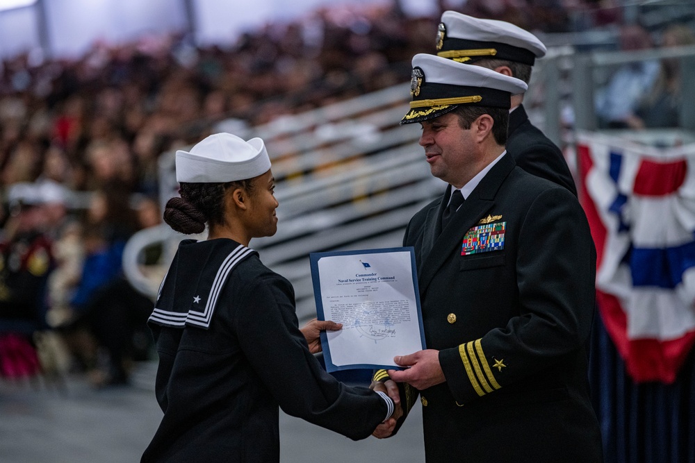 Recruit Training Command Pass in Review February 13, 2025