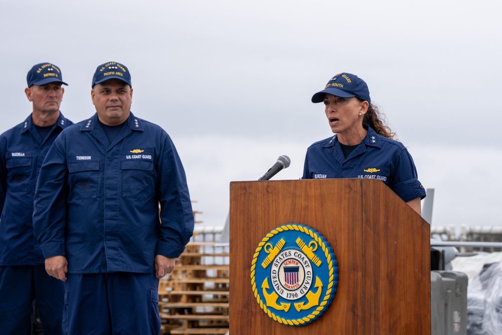 Coast Guard offloads more than $275 million worth of illegal cocaine in San Diego