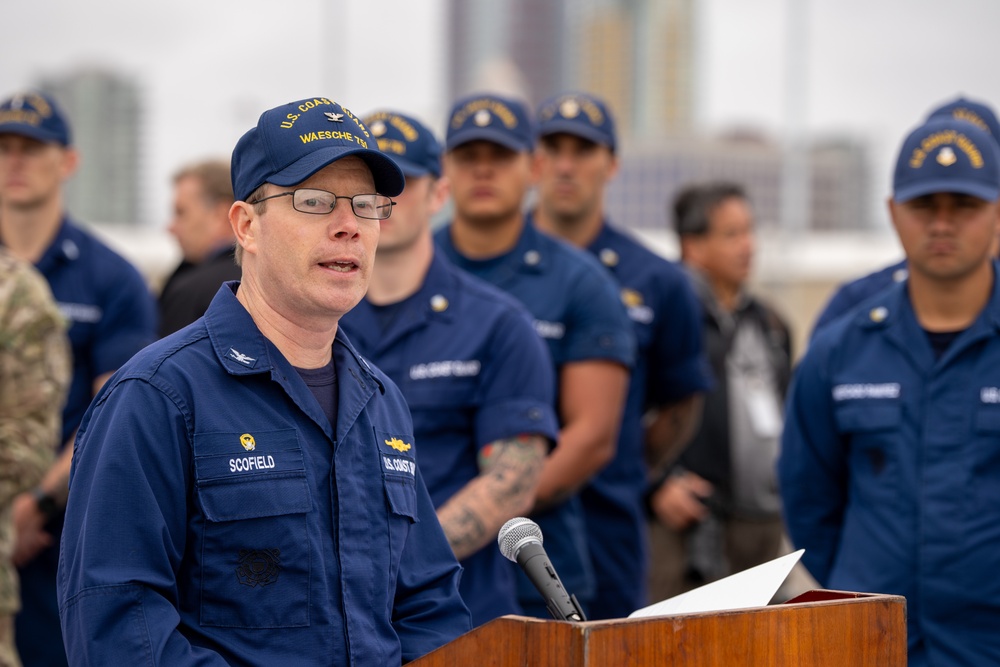 Coast Guard offloads more than $275 million worth of illegal cocaine in San Diego