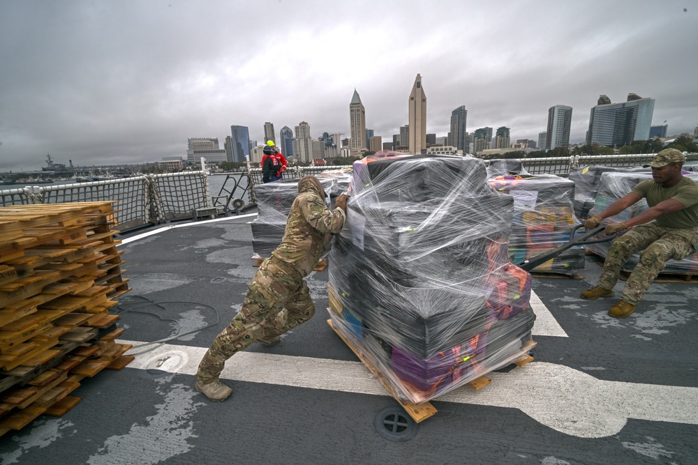 Coast Guard offloads more than $275 million worth of illegal cocaine in San Diego