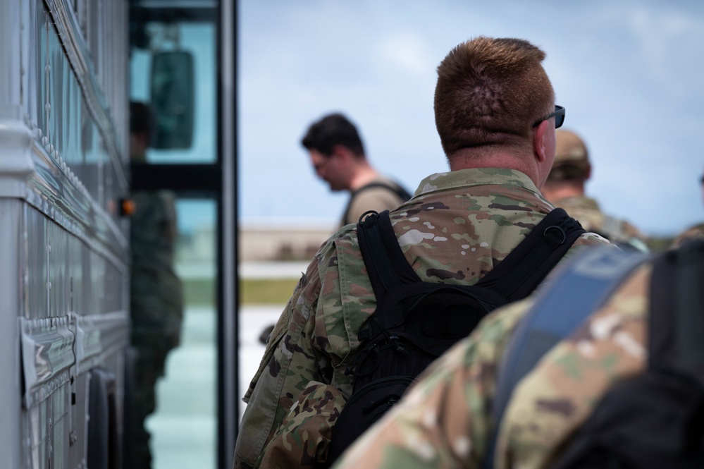 434th ARW members arrive for Cope North 2025