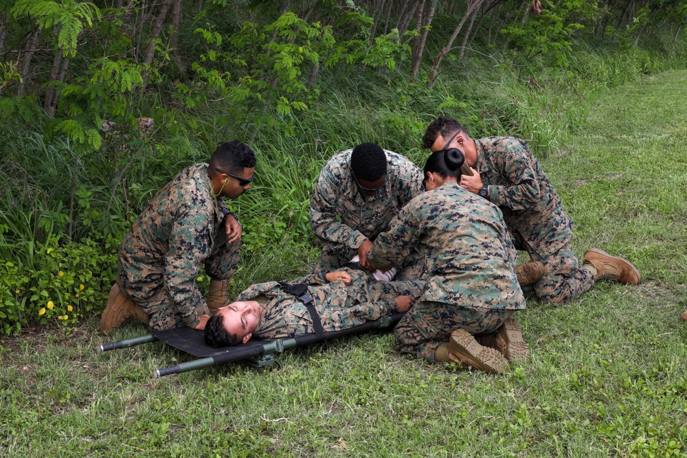 U.S. Marines and U.S. Army Soldiers train during a joint field exercise